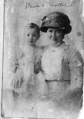 DaveMackie with Mother, Margaret Cusack Mackie, circa 1912