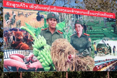 The Lao People's Army promises a good harvest