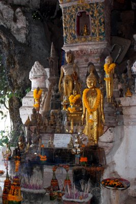 The caves host thousands of Buddha statues
