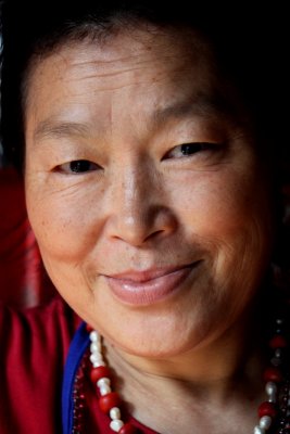 She left Tibet when she was a child...