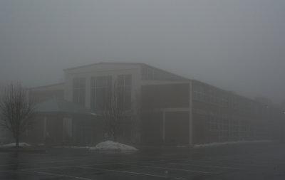 foundry in the fog