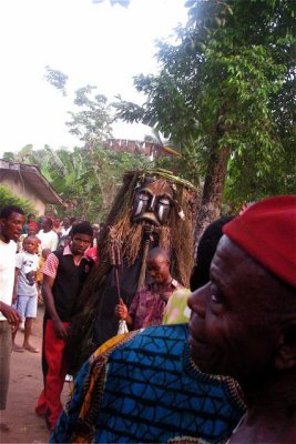 Igbo funeral masquerade, Oba