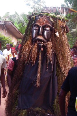Igbo funeral masquerade, Oba