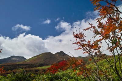 Mt.Asahi and Mt.Tyausu, Nasu Tochigi