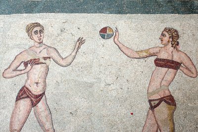 Beach volley  Roman age 3rd century AD