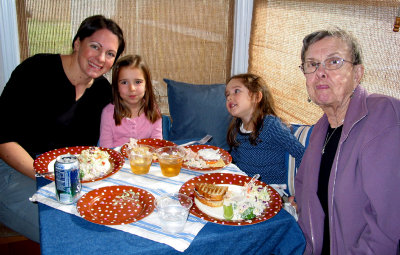 Enjoying A Meal