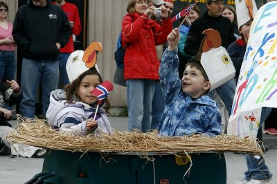 Kids in the parade