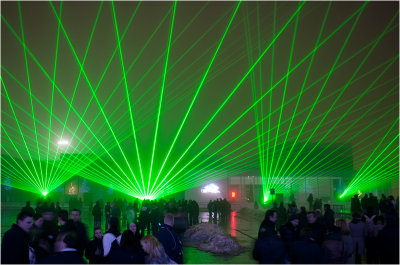 Nieuwjaars lasershow