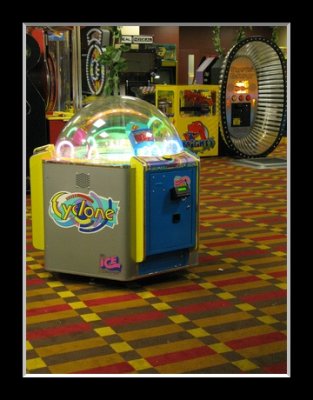 Arcade games at the hotel