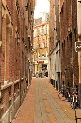 Narrow Side Street - Amsterdam