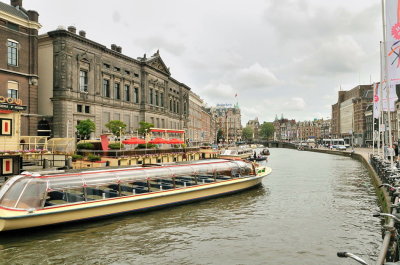 Canal Boat - Amsterdam
