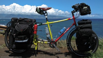 324   Aaron - Touring Hawaii - Bilenky Custom touring bike
