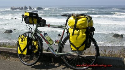 347    Doug - Touring Oregon - Bianchi Volpe touring bike