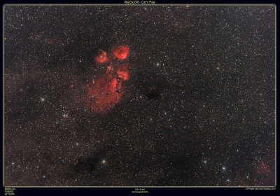 NGC6334 - Cat's Paw nebula