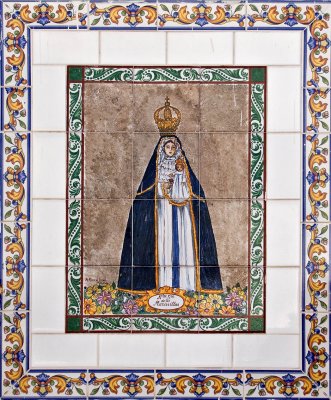 Tiled Virgin Mary