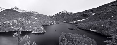 Diablo Lake IR Panorama