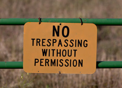 Trespassing With Permission is OK