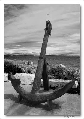 Anchor from the American Schooner Thomas Woodward. Circa 1840