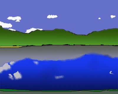 Arrow Lake from the Leland (16 x 20)