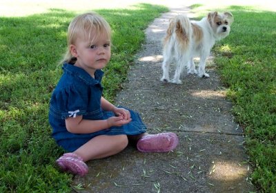 Rebecca and Aunt Reba's Dog