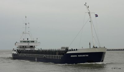 Hendrika Margaretha arriving at Ostend from Vänersborg (SE)