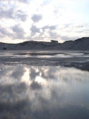 Reflets à marée basse - Sand on low tide