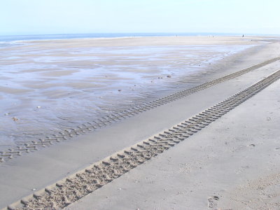 Reflets à marée basse - Sand on low tide