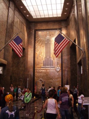 Hall d'entre de l'Empire State Building