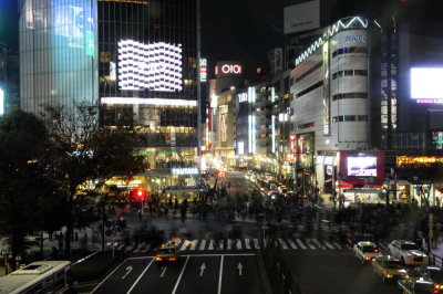 Shibuya - The busiest pedestrian crossing in the world
