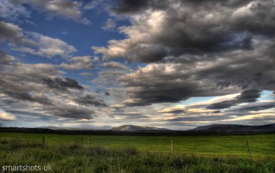 dramatic sky.
