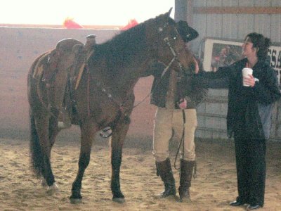 One of the Mass Six shooter's horses
