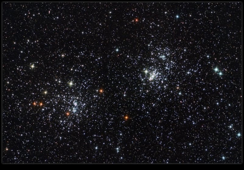 THE DOUBLE CLUSTER-ZOOMED