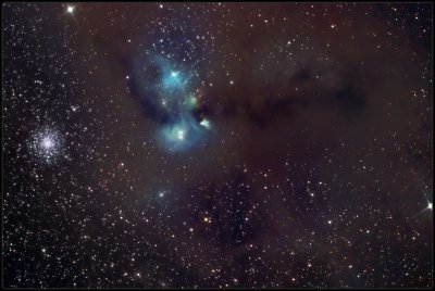 NGC 6723&6726&6727&6729 in CORONA AUSTRALIS