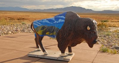Entrance to Antelope Island State Park