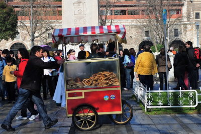 a street vendor