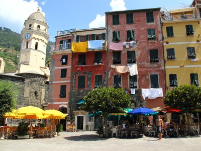Vernazza. Piazza Marconi.