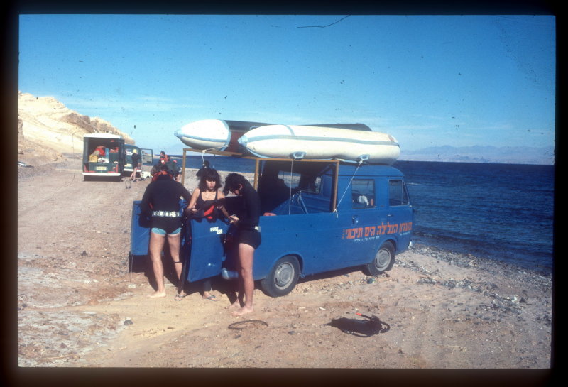 Beginning Red Sea diving safaris by land 1972