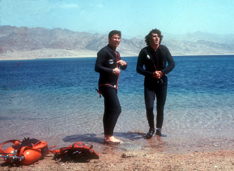 Zvika Lahav in Dahab 1973 