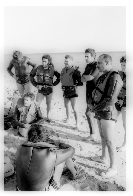 Diving course in Neweiba 1972