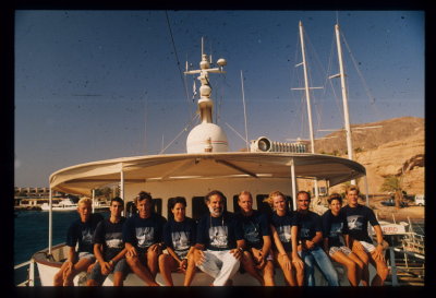 Fantasea 2 crew with Capt. Eran