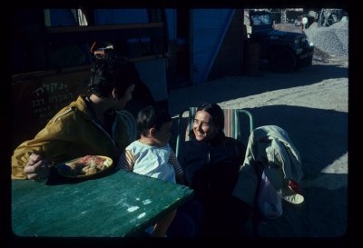Sharon, Ayelet and Genie Clark 1974