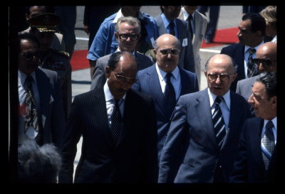 Sadat and Begin in Sharem 1981
