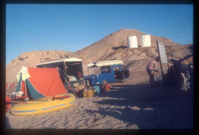Beginning Red Sea diving safaris by land 1972