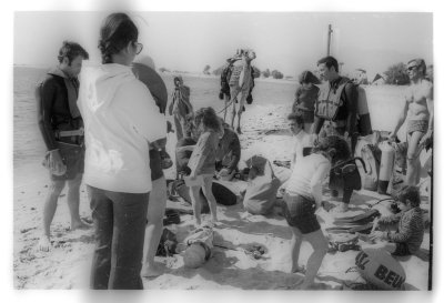 Diving course in Neweiba 1972
