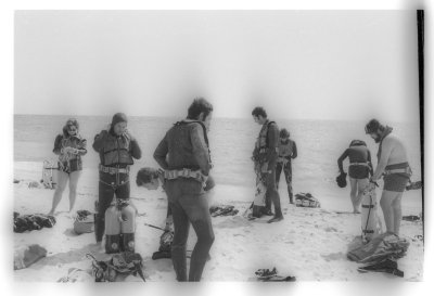 Diving course in Neweiba 1972