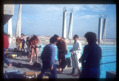Dive Training at Wingate Institute 1974