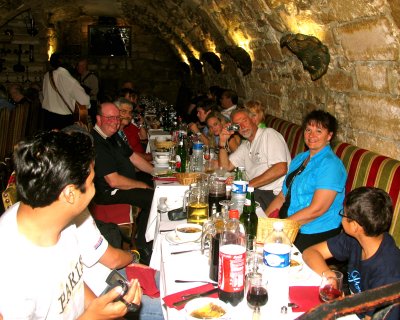 Our farewell supper in Paris