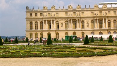 Palace of Versailles located some twenty kilometres southwest of Paris