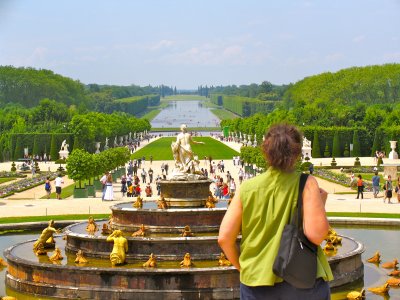 Jeanne at the Fountain of Latona .JPG