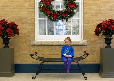 Emma at Saskatchewan Government House Dec. 2010